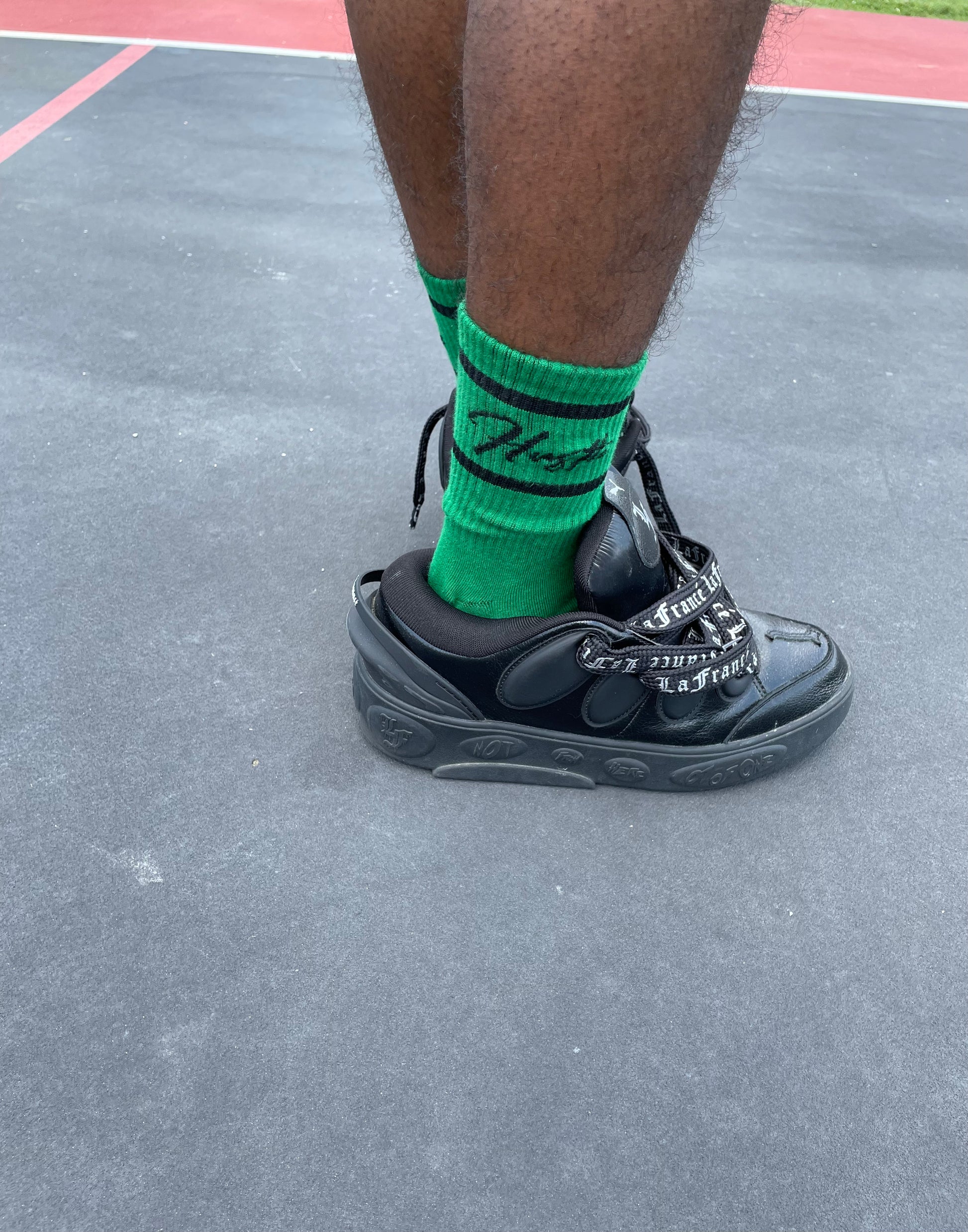 Army Green True Hustle Socks