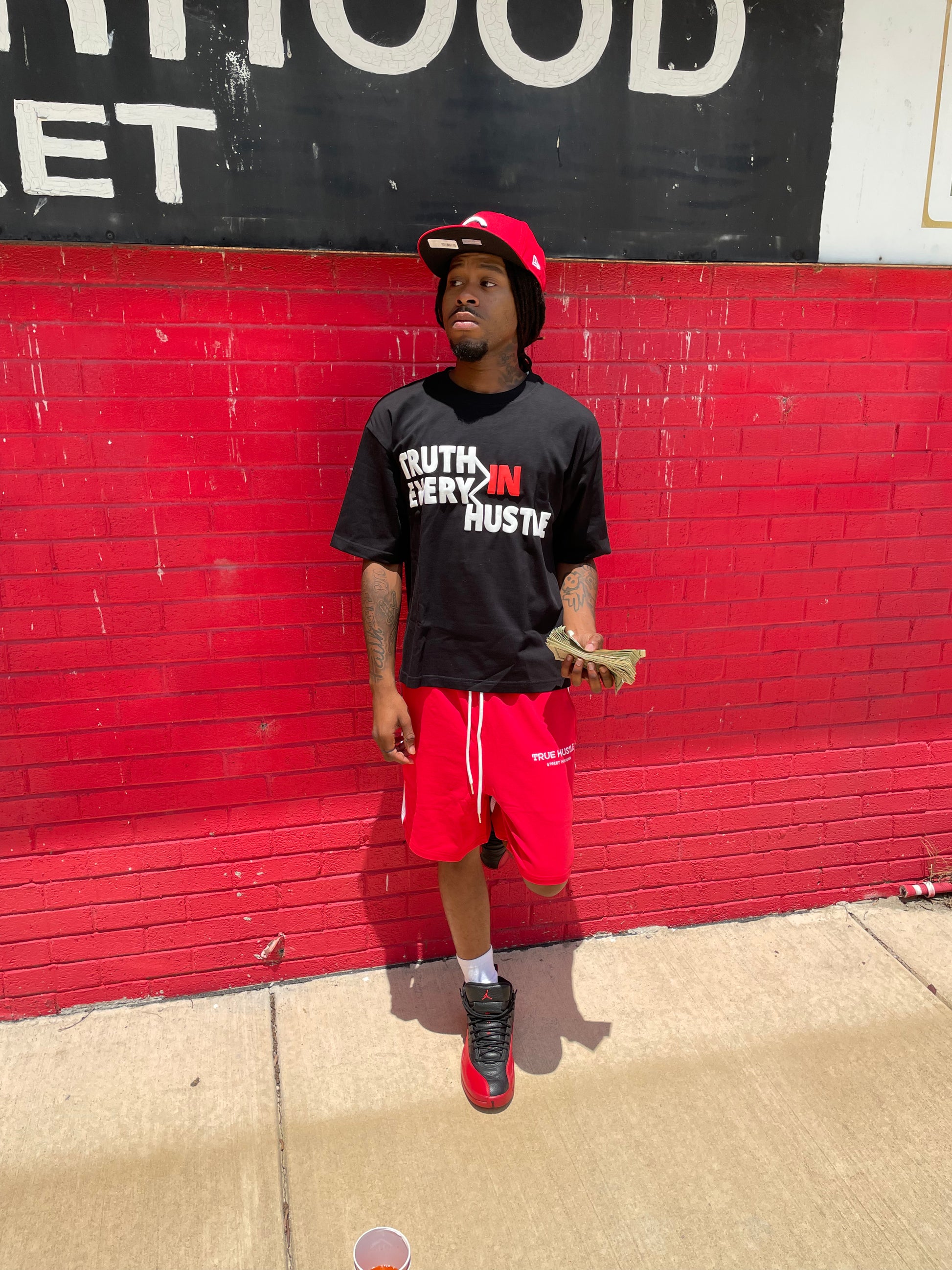 Truth In Every Hustle Shirt Black
