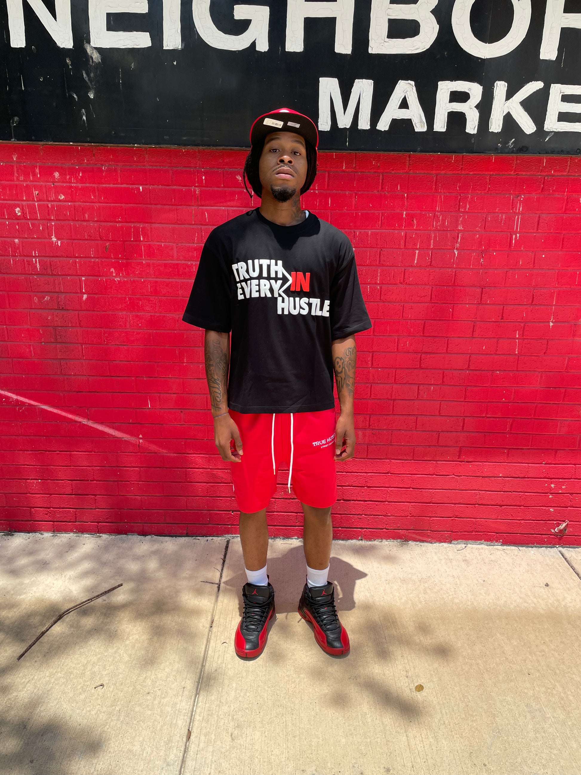 Truth In Every Hustle Shirt Black